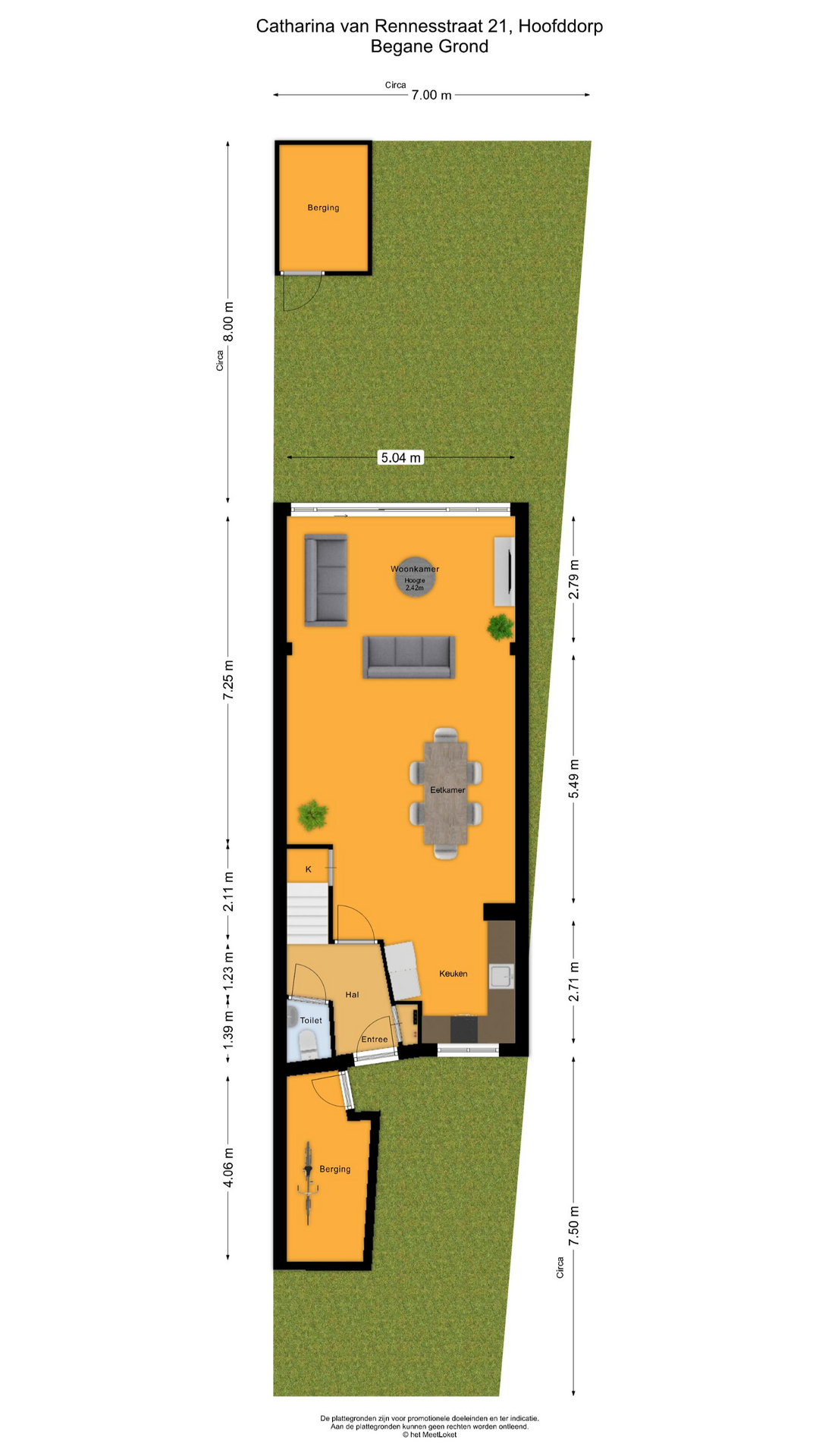 Catharina van Rennesstraat 21 , 2135 TG Hoofddorp map